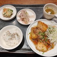 "Tofu, mushroom & tomato", vegan on request at MUJI Ravintola in Helsinki