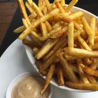 Spicey Shoestring Fries  at The Reverence Hotel in Footscray
