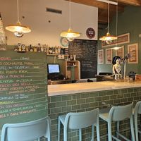 The menu at El Perro Verde in A Guarda