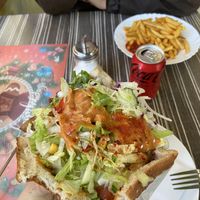 Seitan Döner mit Veganer Soße   at Harz Bistro in Quedlinburg