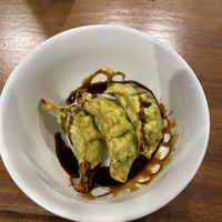 Teriyaki gyoza   at Restaurante SUHAZI Jatetxea in San Sebastian