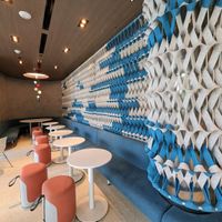 Seating  at Cafe Gio in Denver