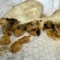 Vegan burrito guts 🌯   at HELLOFOOD in Denver