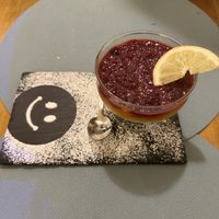 Vegan lemon cheesecake  at Enjoy Your Meal in Marrakech