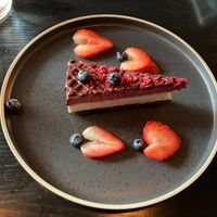 Berry pie at Ras Plant Based - West Village  in New York City