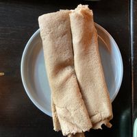 Injera (comes with a gluten free option) at Ras Plant Based - West Village  in New York City