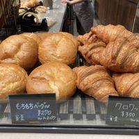 Bagel and croissantt  at Earth Bakery in Yokohama