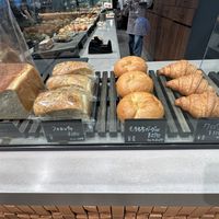 Loved my croissant!!!   And the veggie sandwich I got came on the bread and it was so good!!  at Earth Bakery in Yokohama