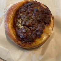 Soy meat pastry   at Earth Bakery in Yokohama