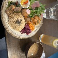 Lotus plate   at LOTUS CAFE TOKYO in Tokyo