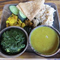 Thali at The Garden Kafe at The Yoga Barn in Ubud