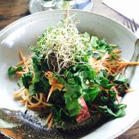 healthy bowl at The Garden Kafe at The Yoga Barn in Ubud