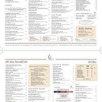 Menu June  at The Garden Kafe at The Yoga Barn in Ubud