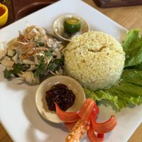 “Chicken” rice  at Rau Ơi Eatery in Hoi An