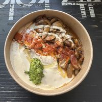 Glutenfrei mit Pilzen  at Hummus Studio in Berlin