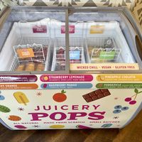 Frozen Vegan popsicle treats!!  at The Juicery in Portsmouth