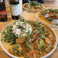 Thai curry  at VegÁno in Liptovsky Hradok