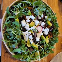 Belunga salad at VegÁno in Liptovsky Hradok