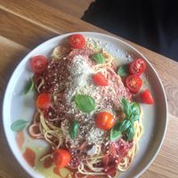 Spaghetti at VegÁno in Liptovsky Hradok
