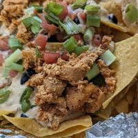 Vegan nachos at Crafted The Art of the Taco in Greensboro