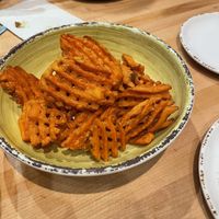 Side or sweet potato friess  at Crafted The Art of the Taco in Greensboro