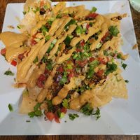 Nachoes vegan at Crafted The Art of the Taco in Greensboro