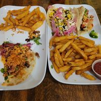 Wayfarer, Bayou, and Texas tacoes at Crafted The Art of the Taco in Greensboro
