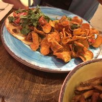 Baja taco with chofu  at Crafted The Art of the Taco in Greensboro