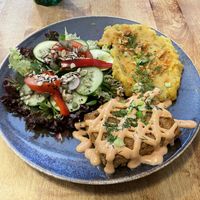 Tofu schnitzel - Vieta, Vilnius  at Vieta in Vilnius