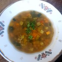 Soup at Vieta in Vilnius