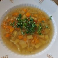 Cabagge soup at Vieta in Vilnius