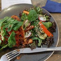 Pita pizza at Vieta in Vilnius