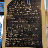 Use Google translate at Vieta in Vilnius