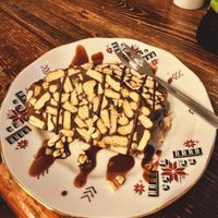  traditional chocolate biscuits cake at Vieta in Vilnius