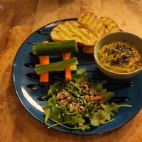 Hummus at Vieta in Vilnius