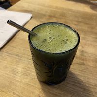 Matcha cocktaill  at Vieta in Vilnius