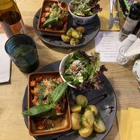 Baked tofu  at Vieta in Vilnius