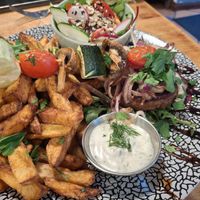 September 2025 - 'Beyond Meat' Steak (burger) at Vieta in Vilnius