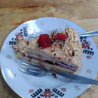 Vegan Napoleonas at Vieta in Vilnius