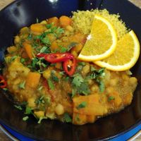 Moroccan stew at Vieta in Vilnius