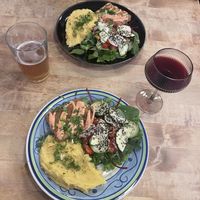 ”Tofu steak”   at Vieta in Vilnius