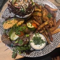 Generous portions. at Vieta in Vilnius