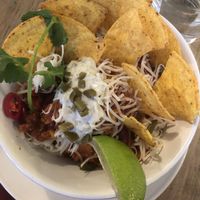 Soya chili (vegan) at Vieta in Vilnius