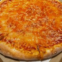Vegan cheese pizza with regular crust!  at Jad's Pizza in Downingtown