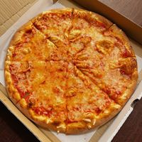 Vegan cheese pizza with regular crust!  at Jad's Pizza in Downingtown
