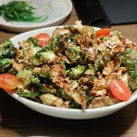 Brussel sprouts at Bigan in Mexico City