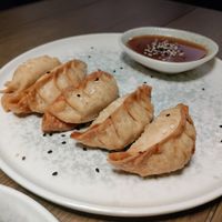 Chikin gyoza at Bigan in Mexico City