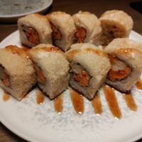 Chikin and carrot maki at Bigan in Mexico City