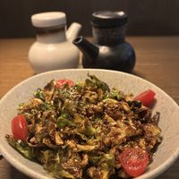 Brussels sprouts   at Bigan in Mexico City