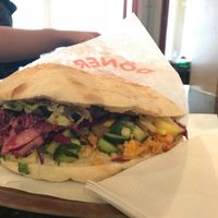 Vegan döner at Euphrat in Freiburg